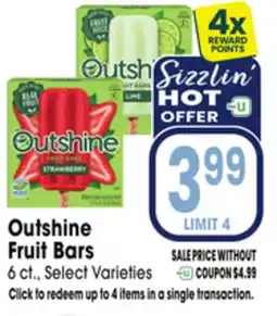 Jewel-Osco Outshine Fruit Bars offer
