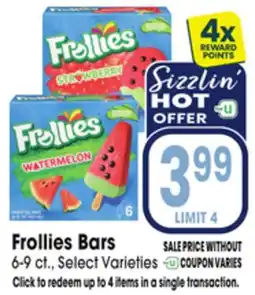 Jewel-Osco Frollies Bars offer