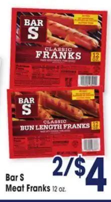 Jewel-Osco Bar S Meat Franks offer