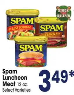 Jewel-Osco Spam Luncheon Meat offer