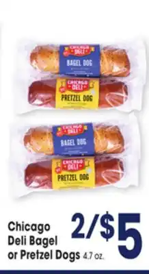 Jewel-Osco Chicago Deli Bagel or Pretzel Dogs offer