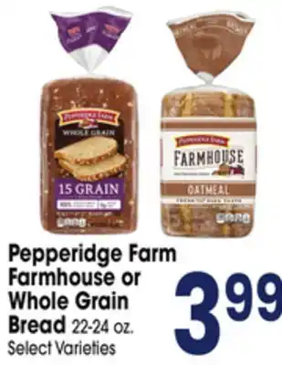 Jewel-Osco Pepperidge Farm Farmhouse or Whole Grain Bread offer