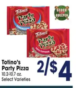 Jewel-Osco Totino's Party Pizza offer