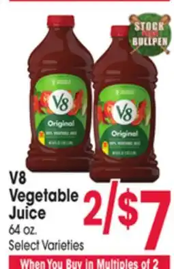 Jewel-Osco V8 Vegetable Juice offer