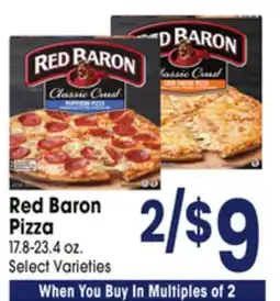 Jewel-Osco Red Baron Pizza offer