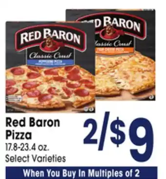 Jewel-Osco Red Baron Pizza offer