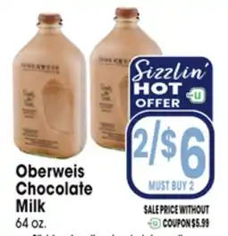 Jewel-Osco Oberweis Chocolate Milk offer