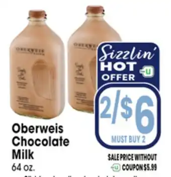 Jewel-Osco Oberweis Chocolate Milk offer