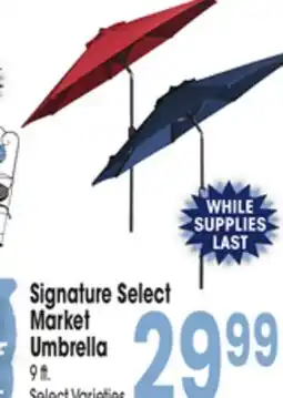 Jewel-Osco Signature Select Market Umbrella offer