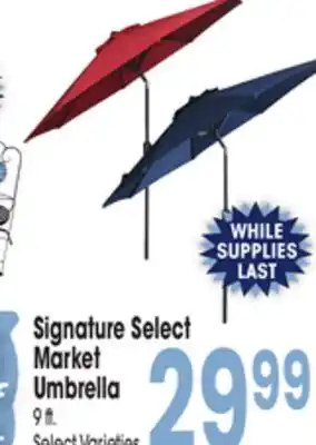 Jewel-Osco Signature Select Market Umbrella offer
