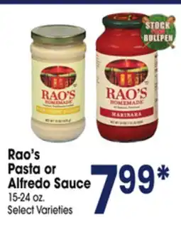Jewel-Osco Rao's Pasta or Alfredo Sauce offer