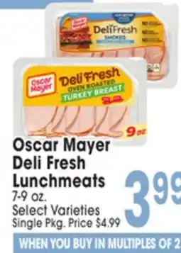 Jewel-Osco Oscar Mayer Deli Fresh Lunchmeats offer