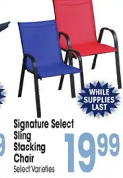 Jewel-Osco Signature Select Sling Stacking Chair offer