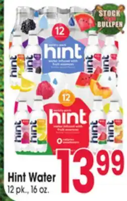 Jewel-Osco Hint Water offer