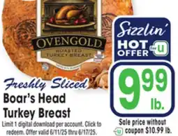 Jewel-Osco Boar's Head Turkey Breast offer