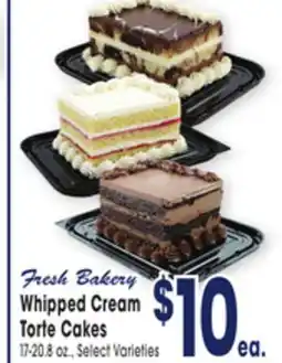 Jewel-Osco Whipped Cream Torte Cakes offer