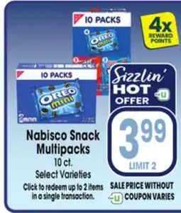 Jewel-Osco Nabisco Snack Multipacks offer