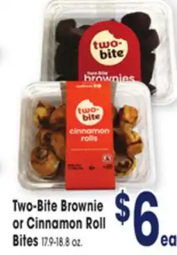 Jewel-Osco Two-Bite Brownie or Cinnamon Roll offer