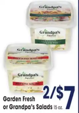 Jewel-Osco Fresh or Grandpa's Salads offer