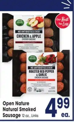 Jewel-Osco Open Nature Natural Smoked Sausage offer
