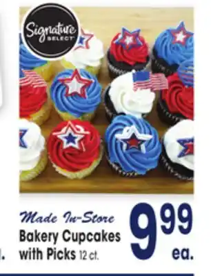 Jewel-Osco Bakery Cupcakes with Picks offer