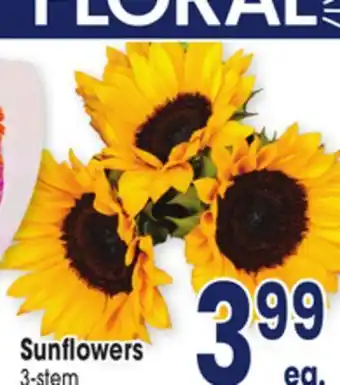 Jewel-Osco Sunflowers offer