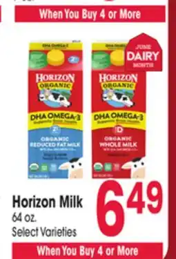 Jewel-Osco Horizon Milk offer
