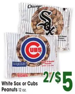 Jewel-Osco White Sox or Cubs Peanuts offer