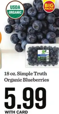Mariano's Simple Truth Organic Blueberries offer