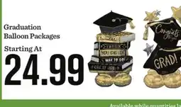 Mariano's Graduation Balloon Packages offer
