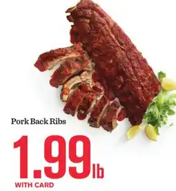 Mariano's Pork Back Ribs offer