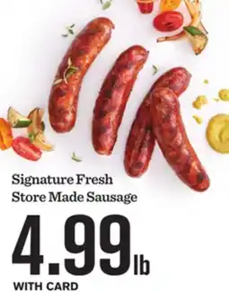 Mariano's Signature Fresh Store Made Sausage offer