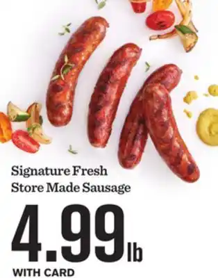 Mariano's Signature Fresh Store Made Sausage offer