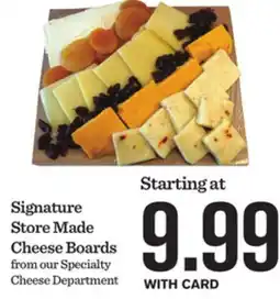 Mariano's Signature Store Made Cheese Boards offer