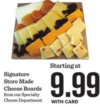 Mariano's Signature Store Made Cheese Boards offer