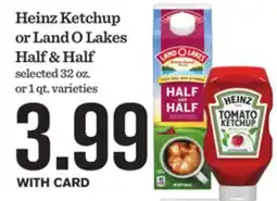 Mariano's Heinz Ketchup or Land O Lakes Half & Half offer