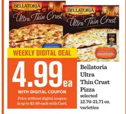 Mariano's Bellatoria Ultra Thin Crust Pizza offer