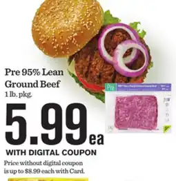 Mariano's Pre 95% Lean Ground Beef offer