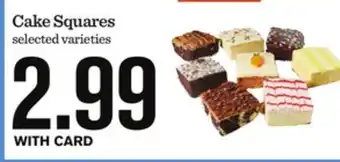Mariano's Cake Squares offer