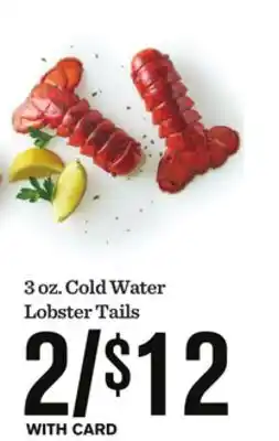 Mariano's Cold Water Lobster Tails offer