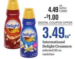 Mariano's International Delight Creamers offer