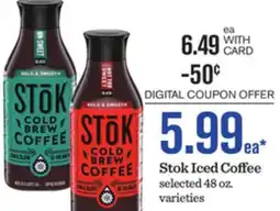 Mariano's Stok Iced Coffee offer
