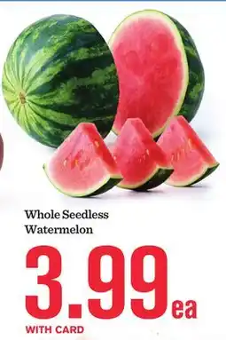 Mariano's Whole Seedless Watermelon offer