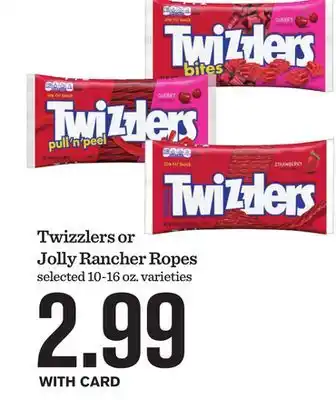Mariano's Twizzlers or Jolly Rancher Ropes offer