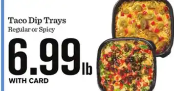 Mariano's Taco Dip Trays offer