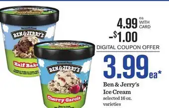 Mariano's Ben & Jerry's Ice Cream offer