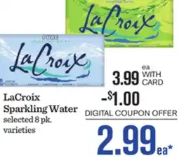 Mariano's LaCroix Sparkling Water offer