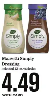 Mariano's Marzetti Simply Dressing offer