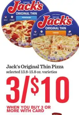 Mariano's Jack's Original Thin Pizza offer