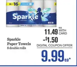Mariano's Sparkle Paper Towels offer